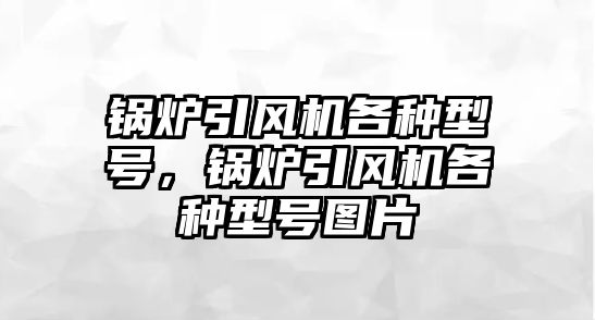 鍋爐引風(fēng)機各種型號，鍋爐引風(fēng)機各種型號圖片