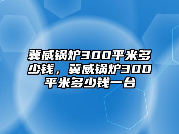 冀威鍋爐300平米多少錢，冀威鍋爐300平米多少錢一臺(tái)