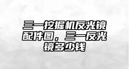 三一挖掘機反光鏡配件圖，三一反光鏡多少錢