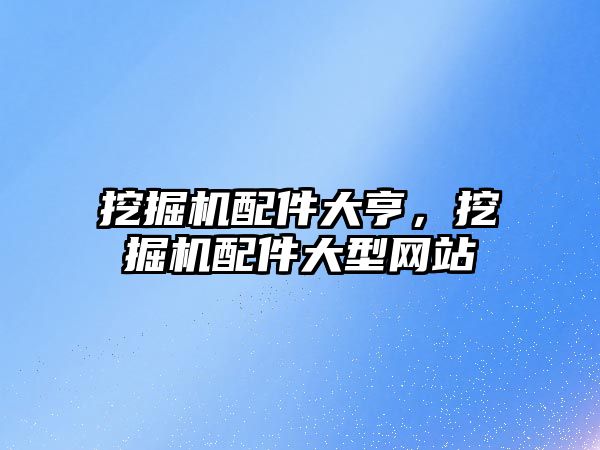 挖掘機配件大亨，挖掘機配件大型網(wǎng)站