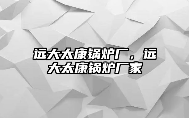 遠(yuǎn)大太康鍋爐廠，遠(yuǎn)大太康鍋爐廠家