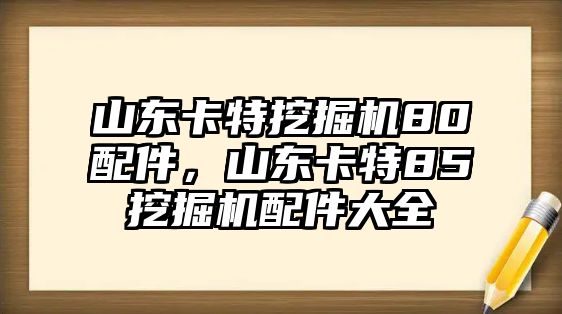 山東卡特挖掘機(jī)80配件，山東卡特85挖掘機(jī)配件大全