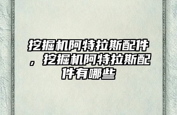 挖掘機阿特拉斯配件，挖掘機阿特拉斯配件有哪些