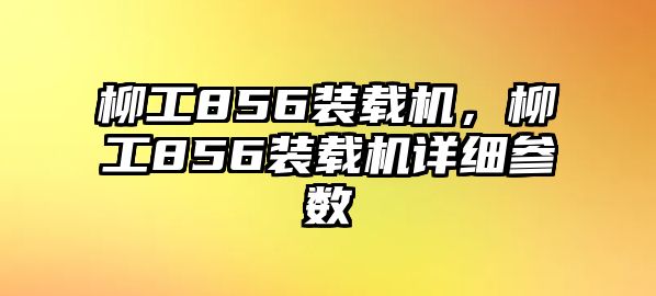 柳工856裝載機(jī)，柳工856裝載機(jī)詳細(xì)參數(shù)