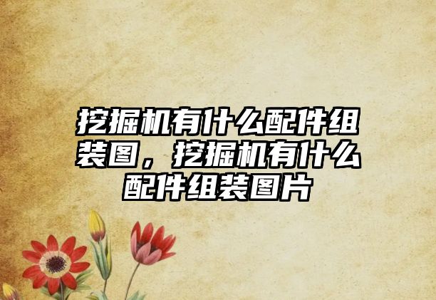 挖掘機有什么配件組裝圖，挖掘機有什么配件組裝圖片