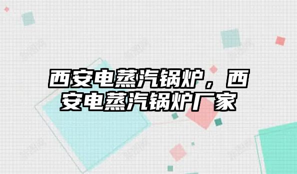 西安電蒸汽鍋爐，西安電蒸汽鍋爐廠家