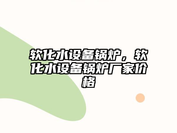 軟化水設(shè)備鍋爐，軟化水設(shè)備鍋爐廠家價格