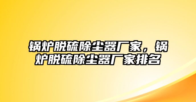 鍋爐脫硫除塵器廠家，鍋爐脫硫除塵器廠家排名