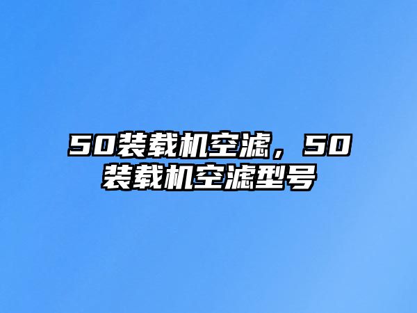 50裝載機(jī)空濾，50裝載機(jī)空濾型號(hào)