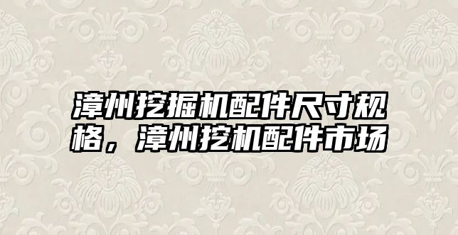 漳州挖掘機(jī)配件尺寸規(guī)格，漳州挖機(jī)配件市場(chǎng)