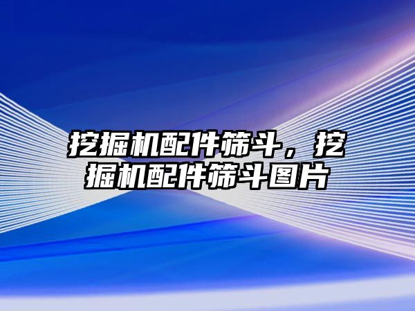 挖掘機(jī)配件篩斗，挖掘機(jī)配件篩斗圖片