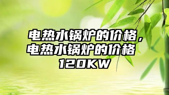 電熱水鍋爐的價格，電熱水鍋爐的價格 120KW