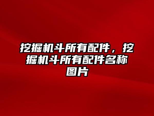 挖掘機(jī)斗所有配件，挖掘機(jī)斗所有配件名稱圖片