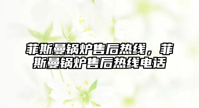 菲斯曼鍋爐售后熱線，菲斯曼鍋爐售后熱線電話