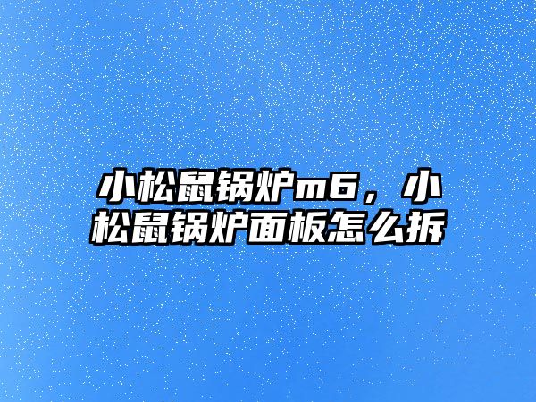 小松鼠鍋爐m6，小松鼠鍋爐面板怎么拆