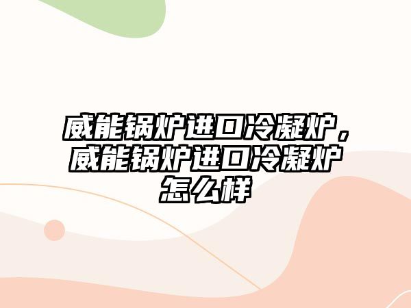 威能鍋爐進口冷凝爐，威能鍋爐進口冷凝爐怎么樣