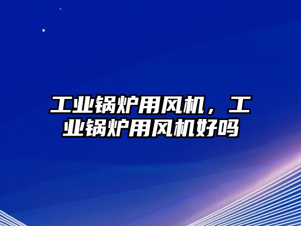 工業(yè)鍋爐用風(fēng)機(jī)，工業(yè)鍋爐用風(fēng)機(jī)好嗎