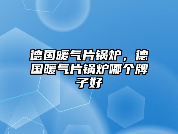 德國暖氣片鍋爐，德國暖氣片鍋爐哪個牌子好