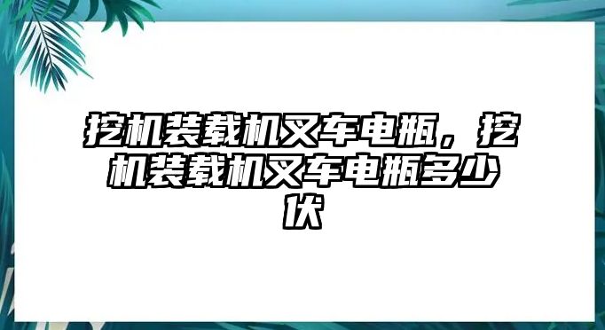 挖機(jī)裝載機(jī)叉車電瓶，挖機(jī)裝載機(jī)叉車電瓶多少伏