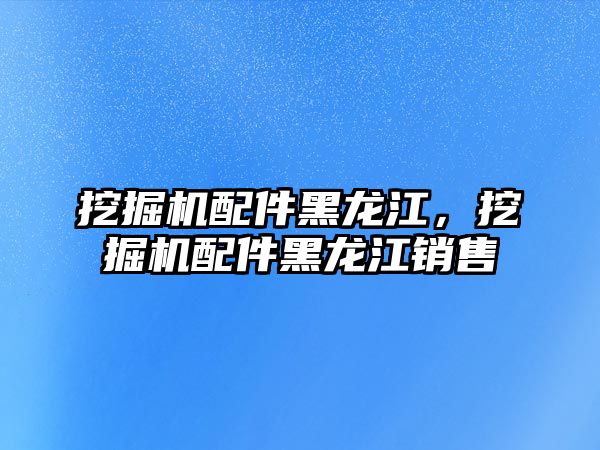 挖掘機配件黑龍江，挖掘機配件黑龍江銷售