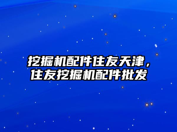 挖掘機配件住友天津，住友挖掘機配件批發(fā)