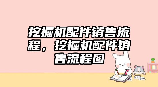 挖掘機配件銷售流程，挖掘機配件銷售流程圖