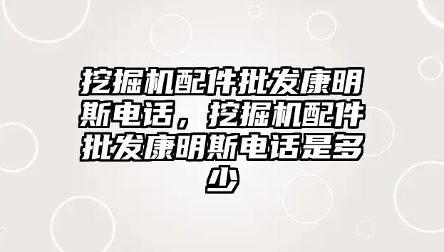 挖掘機配件批發(fā)康明斯電話，挖掘機配件批發(fā)康明斯電話是多少