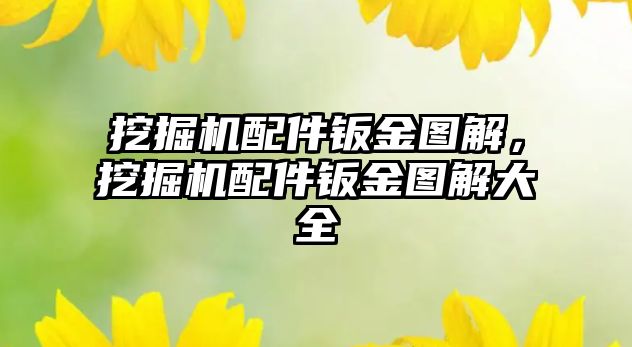 挖掘機配件鈑金圖解，挖掘機配件鈑金圖解大全