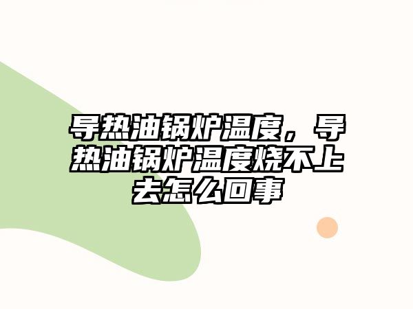 導(dǎo)熱油鍋爐溫度，導(dǎo)熱油鍋爐溫度燒不上去怎么回事