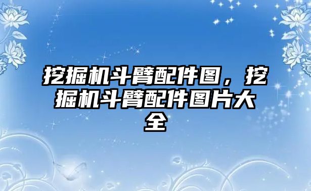 挖掘機(jī)斗臂配件圖，挖掘機(jī)斗臂配件圖片大全