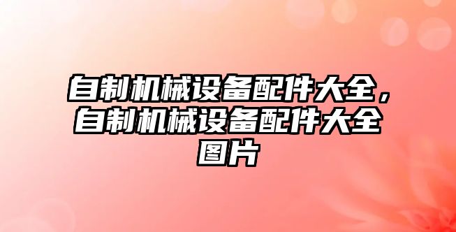 自制機(jī)械設(shè)備配件大全，自制機(jī)械設(shè)備配件大全圖片