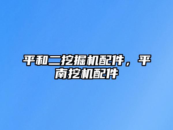 平和二挖掘機(jī)配件，平南挖機(jī)配件