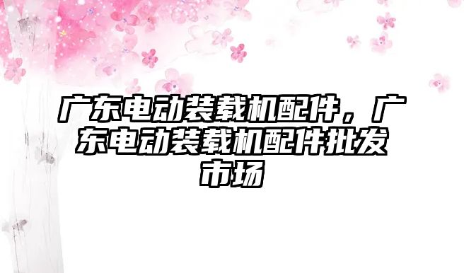 廣東電動裝載機配件，廣東電動裝載機配件批發(fā)市場