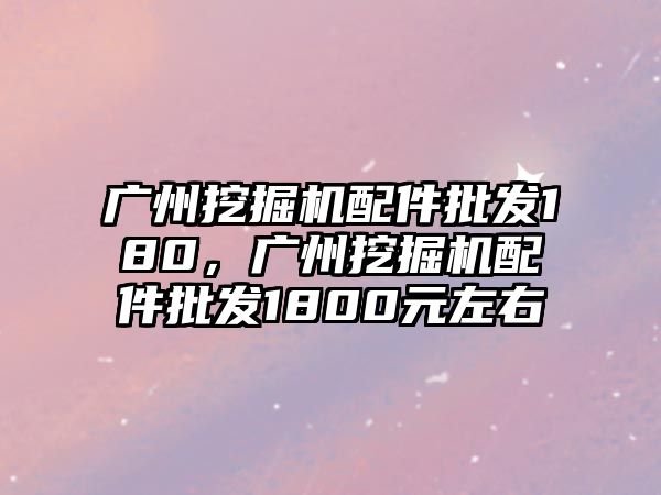 廣州挖掘機配件批發(fā)180，廣州挖掘機配件批發(fā)1800元左右