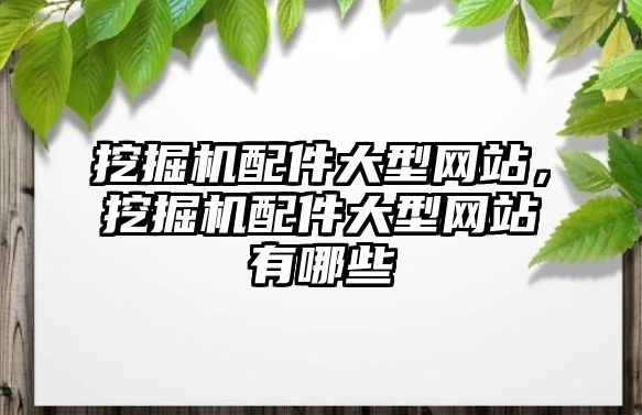 挖掘機配件大型網(wǎng)站，挖掘機配件大型網(wǎng)站有哪些