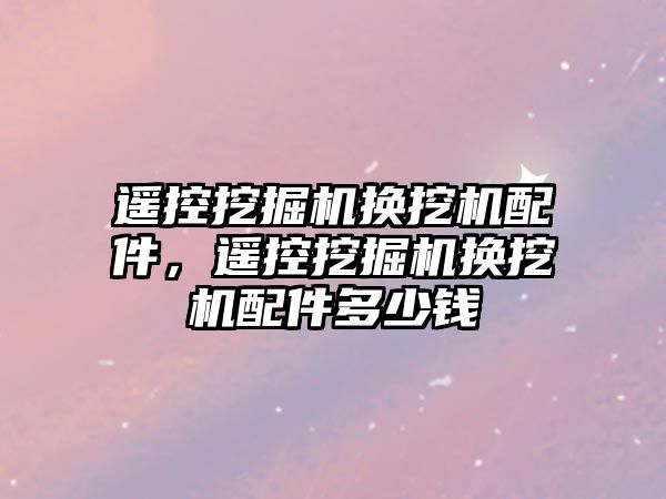 遙控挖掘機換挖機配件，遙控挖掘機換挖機配件多少錢