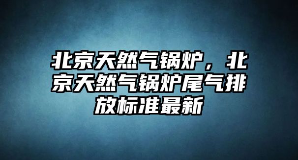 北京天然氣鍋爐，北京天然氣鍋爐尾氣排放標準最新