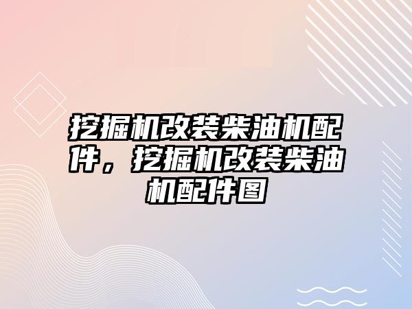 挖掘機改裝柴油機配件，挖掘機改裝柴油機配件圖