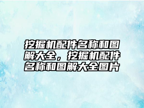 挖掘機(jī)配件名稱和圖解大全，挖掘機(jī)配件名稱和圖解大全圖片