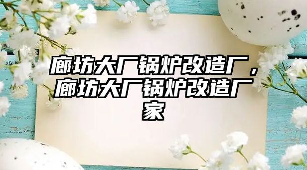 廊坊大廠鍋爐改造廠，廊坊大廠鍋爐改造廠家