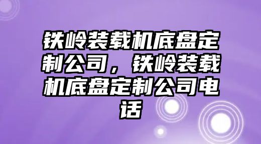 鐵嶺裝載機(jī)底盤定制公司，鐵嶺裝載機(jī)底盤定制公司電話