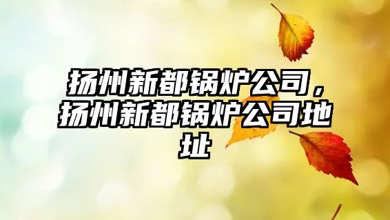 揚(yáng)州新都鍋爐公司，揚(yáng)州新都鍋爐公司地址