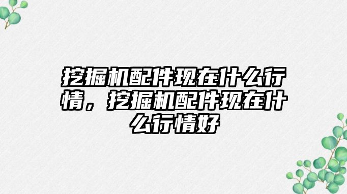 挖掘機(jī)配件現(xiàn)在什么行情，挖掘機(jī)配件現(xiàn)在什么行情好