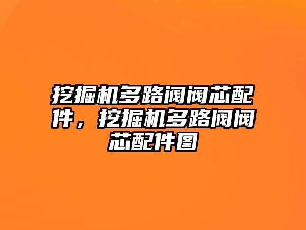 挖掘機多路閥閥芯配件，挖掘機多路閥閥芯配件圖