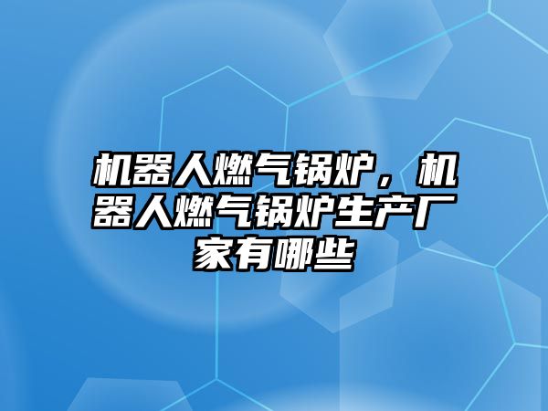 機(jī)器人燃?xì)忮仩t，機(jī)器人燃?xì)忮仩t生產(chǎn)廠家有哪些