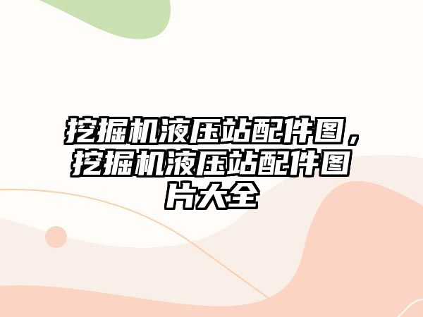 挖掘機液壓站配件圖，挖掘機液壓站配件圖片大全