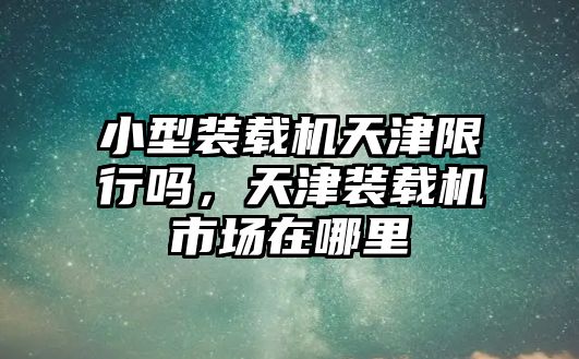 小型裝載機天津限行嗎，天津裝載機市場在哪里