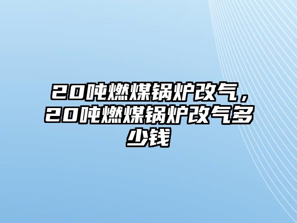 20噸燃煤鍋爐改氣，20噸燃煤鍋爐改氣多少錢