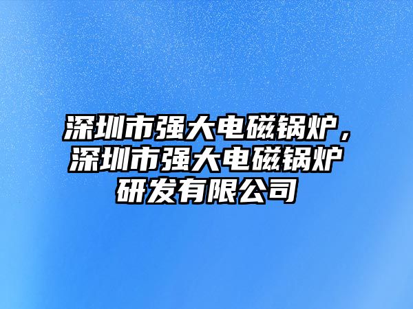 深圳市強大電磁鍋爐，深圳市強大電磁鍋爐研發(fā)有限公司