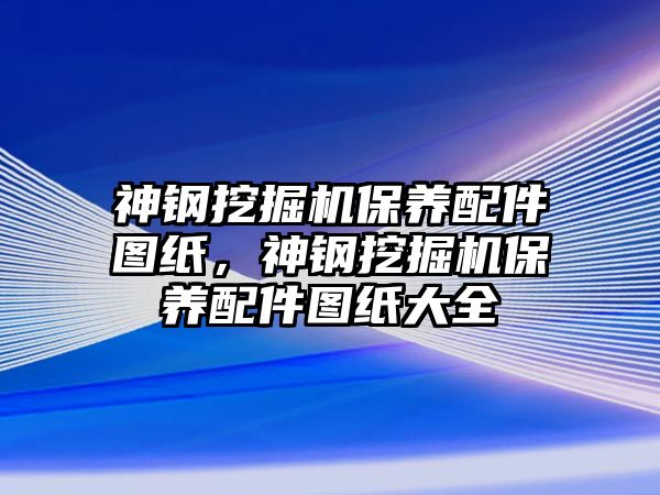 神鋼挖掘機(jī)保養(yǎng)配件圖紙，神鋼挖掘機(jī)保養(yǎng)配件圖紙大全